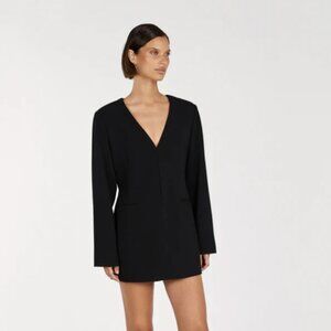 DISSH ISSEY BLACK BLAZER MINI DRESS
